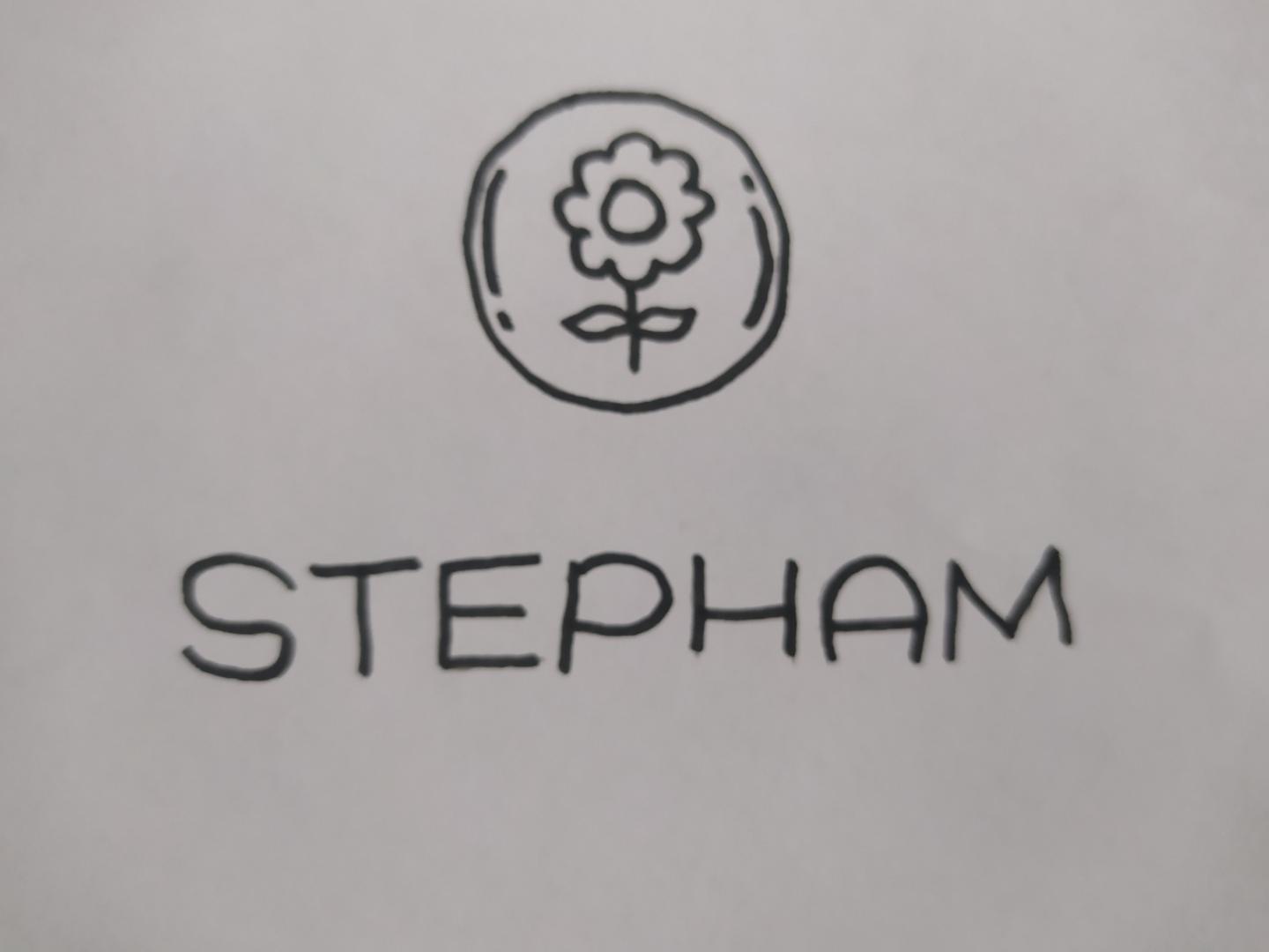 Phác thảo logo hoa STEPHAM